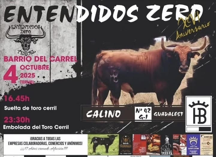 TOROS BARRIO CARREL TERUEL 4 OCTUBRE 2025