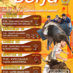 TOROS BORJA DEL 20 AL 24 DE SEPTIEMBRE 2025