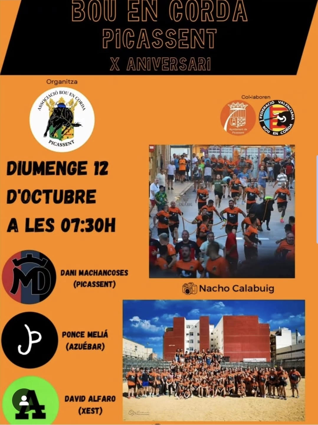 TOROS BOU EN CORDA PICASSENT 12 OCTUBRE 2025