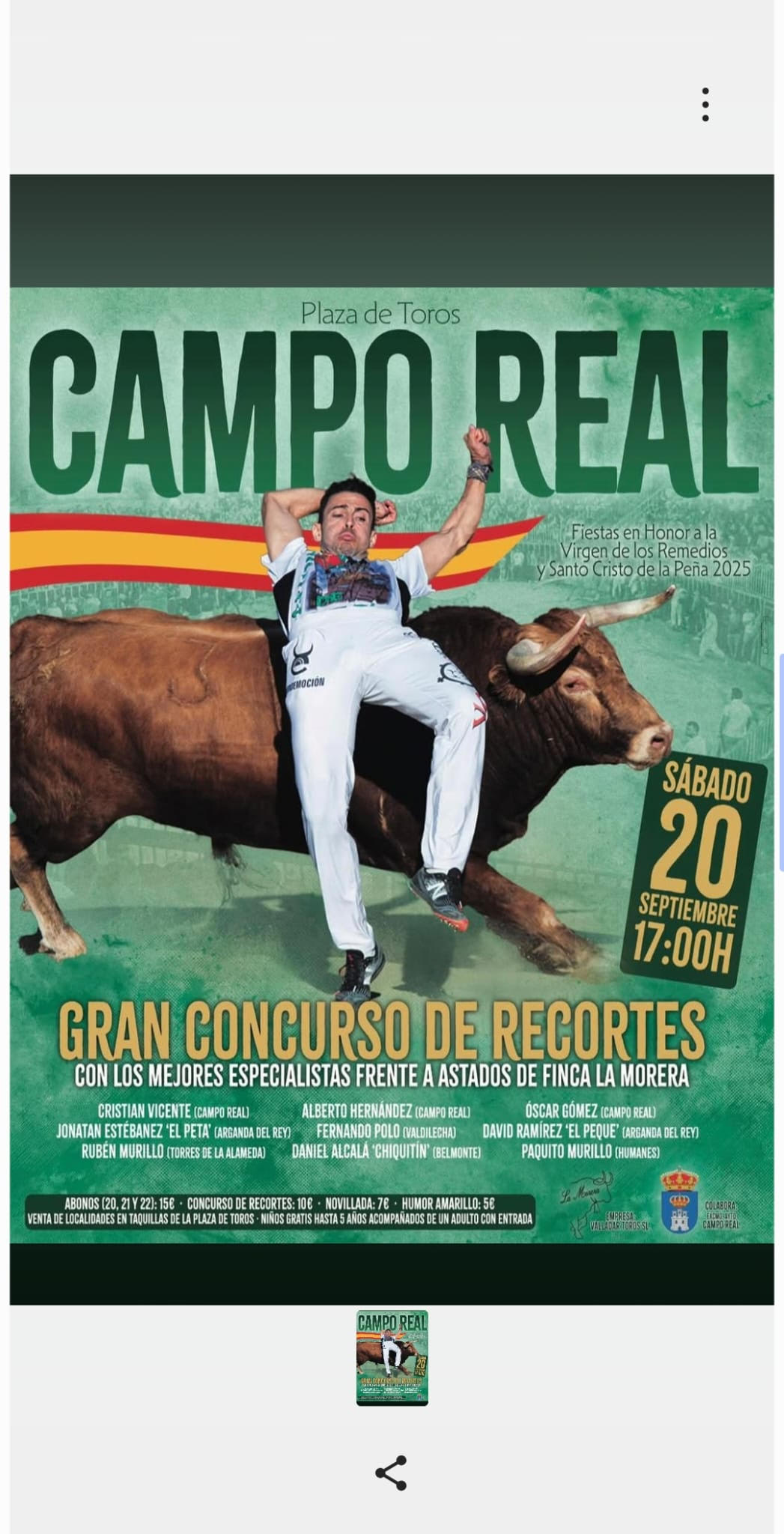 TOROS CAMPO DE REAL 20 SEPTIEMBRE 2025