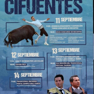TOROS CIFUENTES DEL 11 AL 13 SEPTIEMBRE 2025