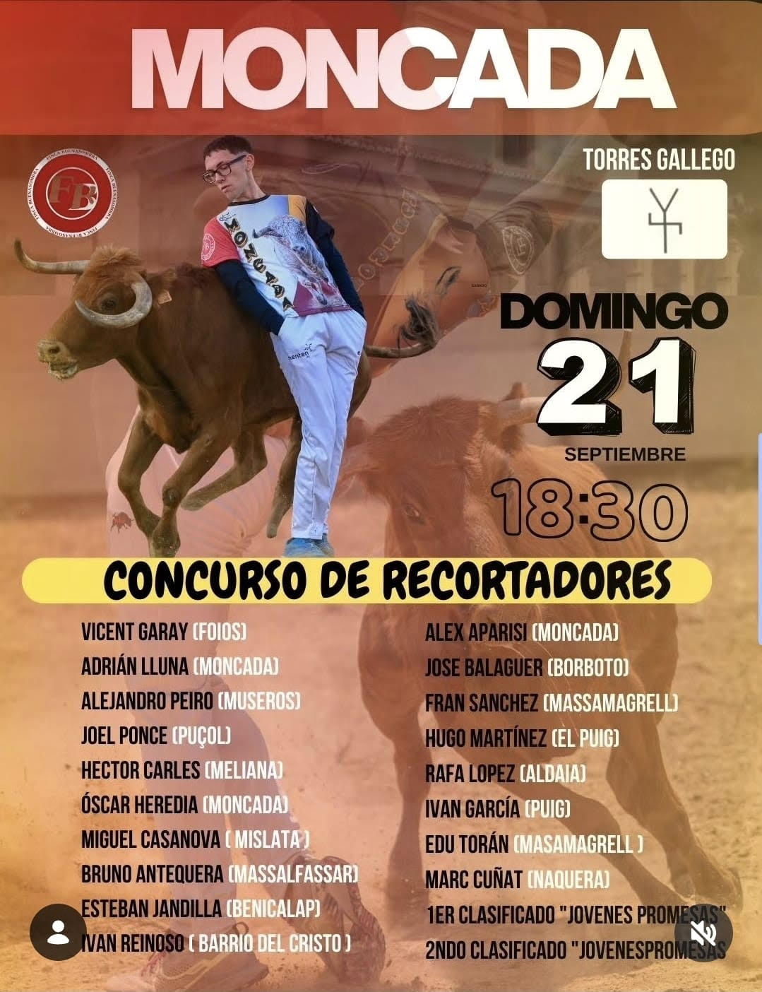 TOROS CONCURSO DE RECORTES MONCADA 21 SEPTIEMBRE 2025