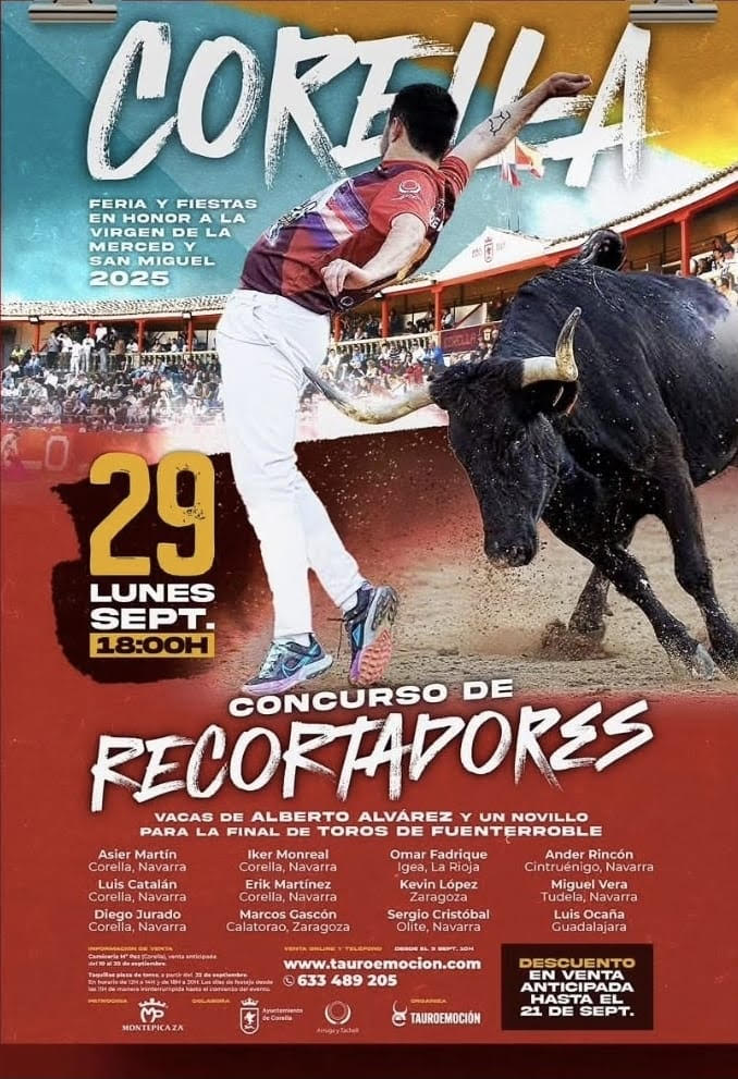 TOROS CORELLA 29 SEPTIEMBRE 2025