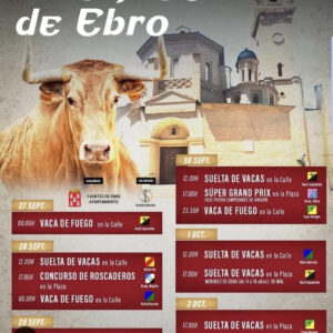 TOROS FUENTES DE EBRO DEL 27 SEPTIEMBRE AL 1 DE OCTUBRE 2025