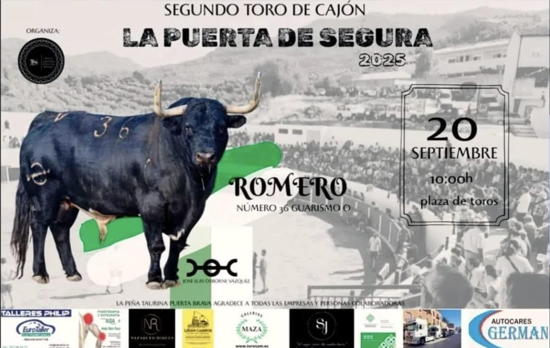 TOROS LA PUERTA DE SEGURA 20 SEPTIEMBRE 2025