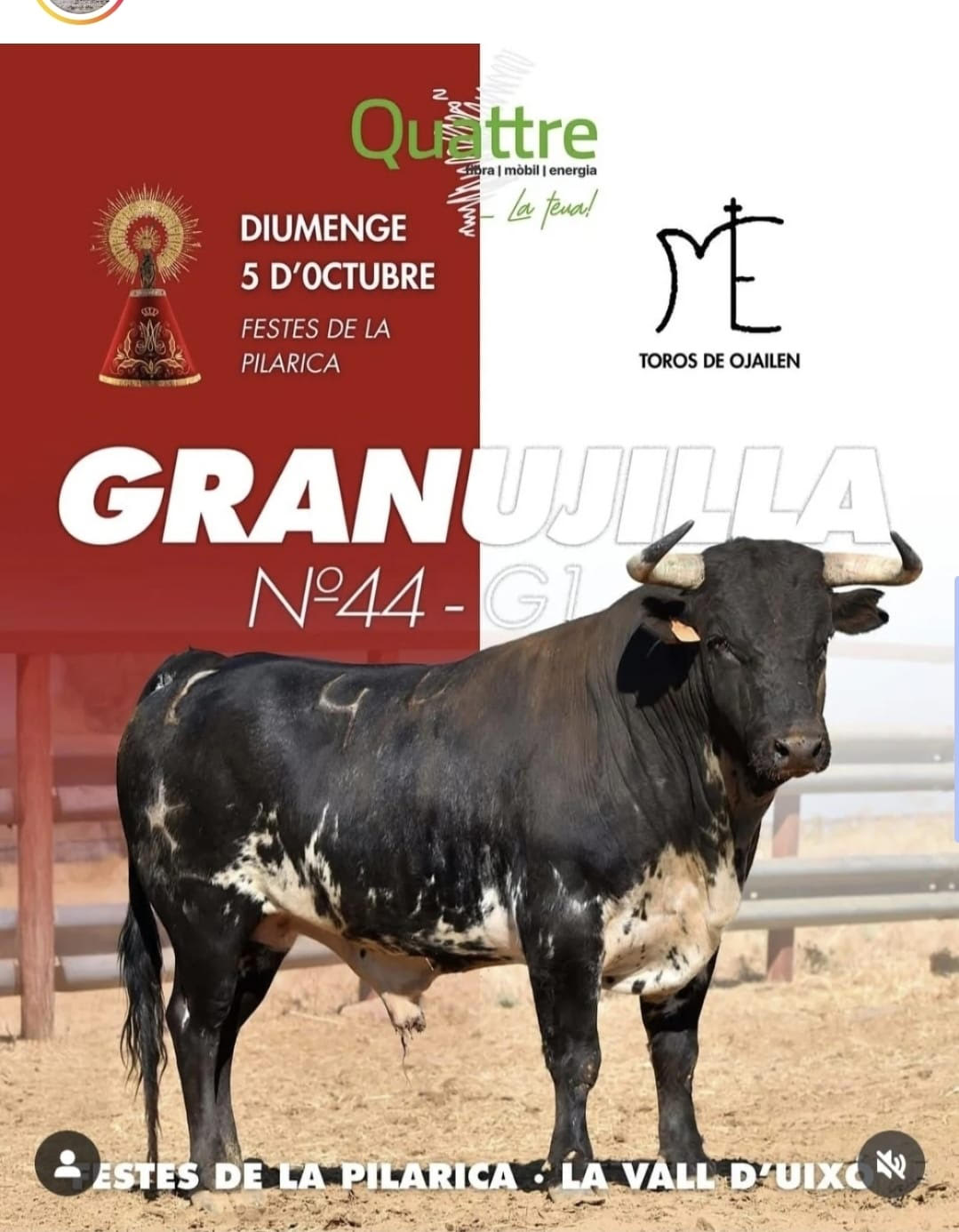 TOROS LA VALL DUIXO 5 OCTUBRE 2025