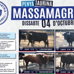 Toros Massamagrell 4 de Octubre 2025
