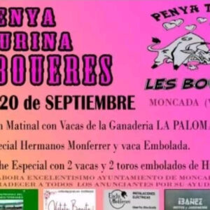 TOROS MONCADA 20 SEPTIEMBRE 2025