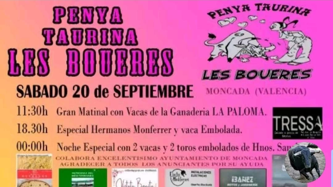 TOROS MONCADA 20 SEPTIEMBRE 2025