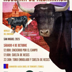 Toros Noguera de Albarracín 4 Octubre 2025
