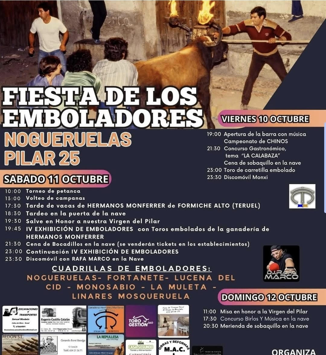 TOROS NOGUERUELAS 10 Y 11 DE OCTUBRE 2025