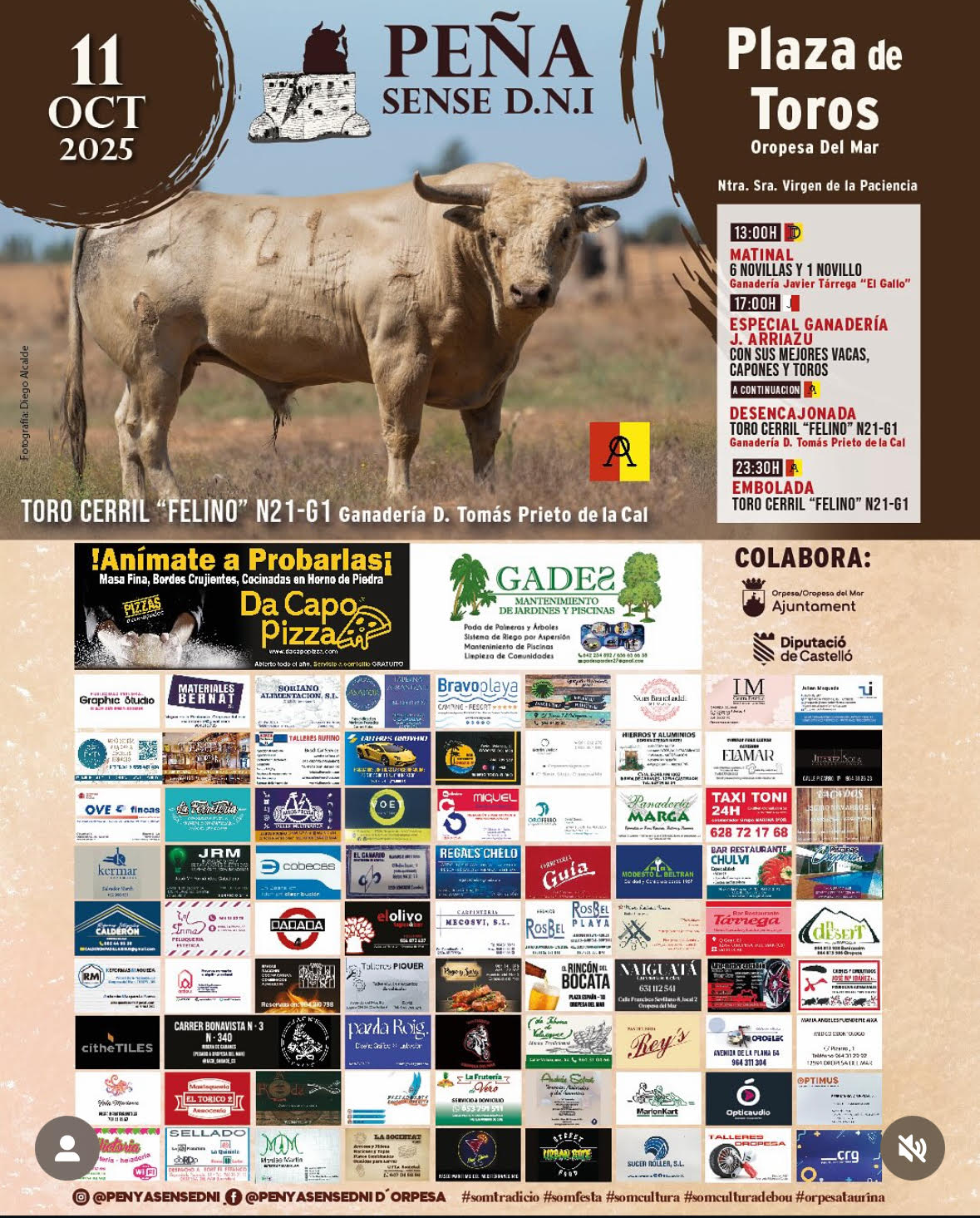 TOROS OROPESA DEL MAR 11 OCTUBRE 2025