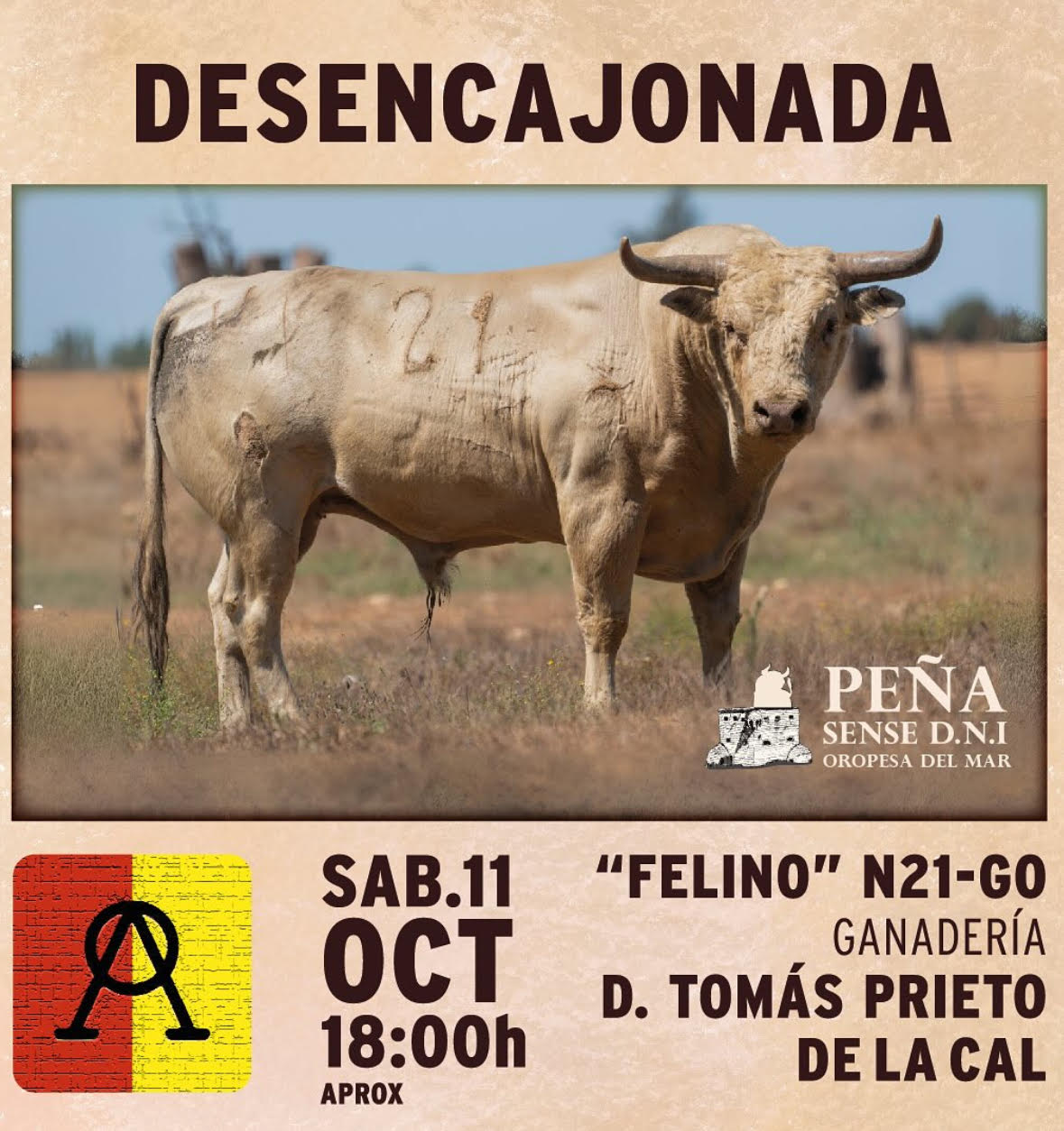 TOROS OROPESA DEL MAR 18 OCTUBRE 2025