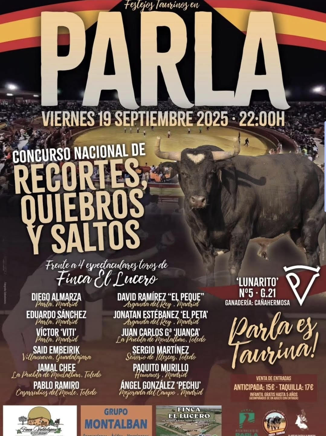 TOROS PARLA 19 SEPTIEMBRE 2025