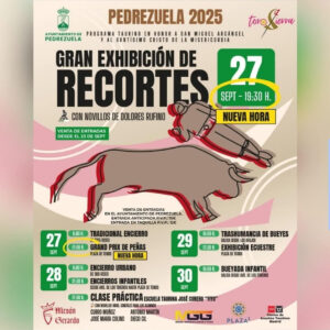 TOROS PEDREZUELA DEL 27 AL 30 DE SEPTIEMBRE 2025