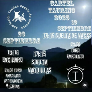 TOROS PUEBLA DE ARENOSO 20 SEPTIEMBRE 2025