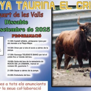 TOROS QUART DE LES VALLS 20 SEPTIEMBRE 2025