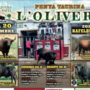 TOROS RAFELBUNOL 19 Y 20 SEPTIEMBRE 2025