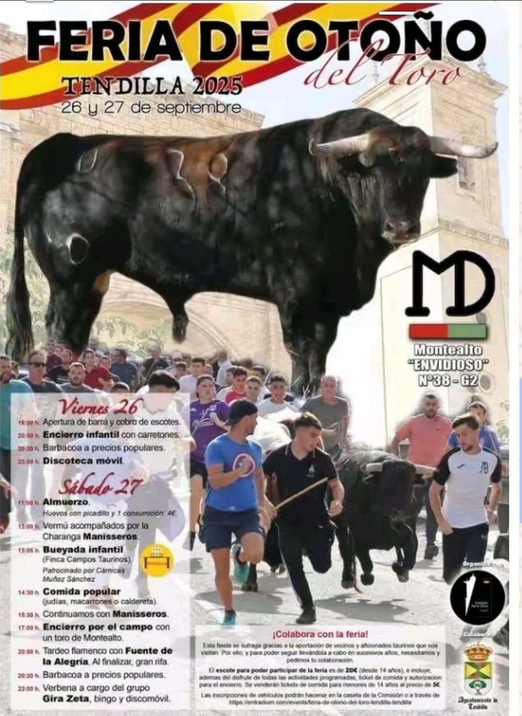 TOROS TENDILLAS DEL 26 AL 27 DE SEPTIEMBRE 2025