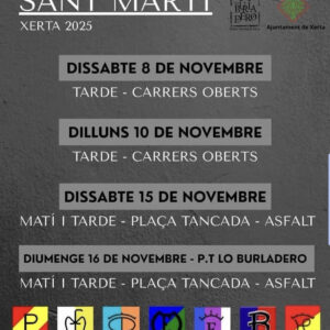 TOROS XERTA 15 NOVIEMBRE 2025