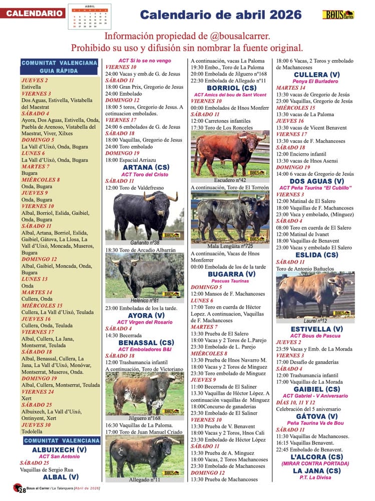 TOROS ABRIL 2026 1