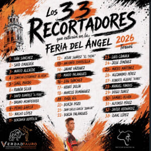 TOROS CONCURSO DE RECORTES TERUEL 9 JULIO 2026