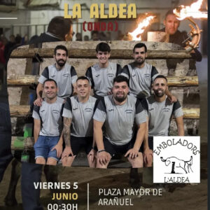 TOROS EXHIBICION DE EMBOLADORE 5 JUNIO ARAÑUEL 2026