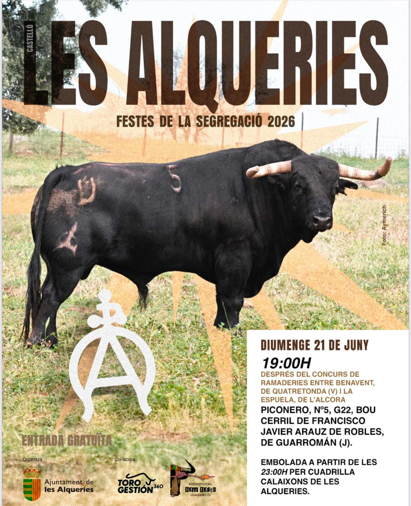 TOROS-LES-ALQUERIES-21-JUNIO-2026
