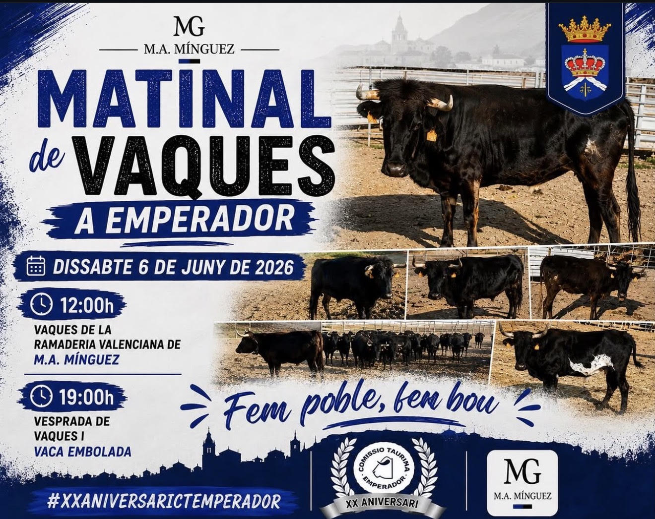 TOROS MATINAL EMPERADOR 6 JUNIO 2026