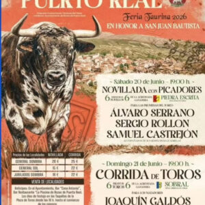TOROS ROZAS DE PUERTO REAL 20 Y 21 DE JUNIO 2026