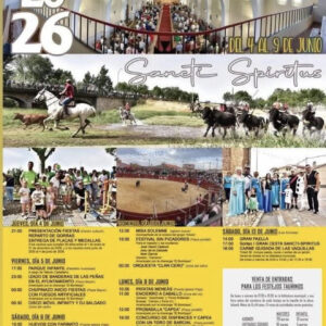 TOROS SANTIC SPIRITUS DEL 4 AL 9 DE JUNIO 2026