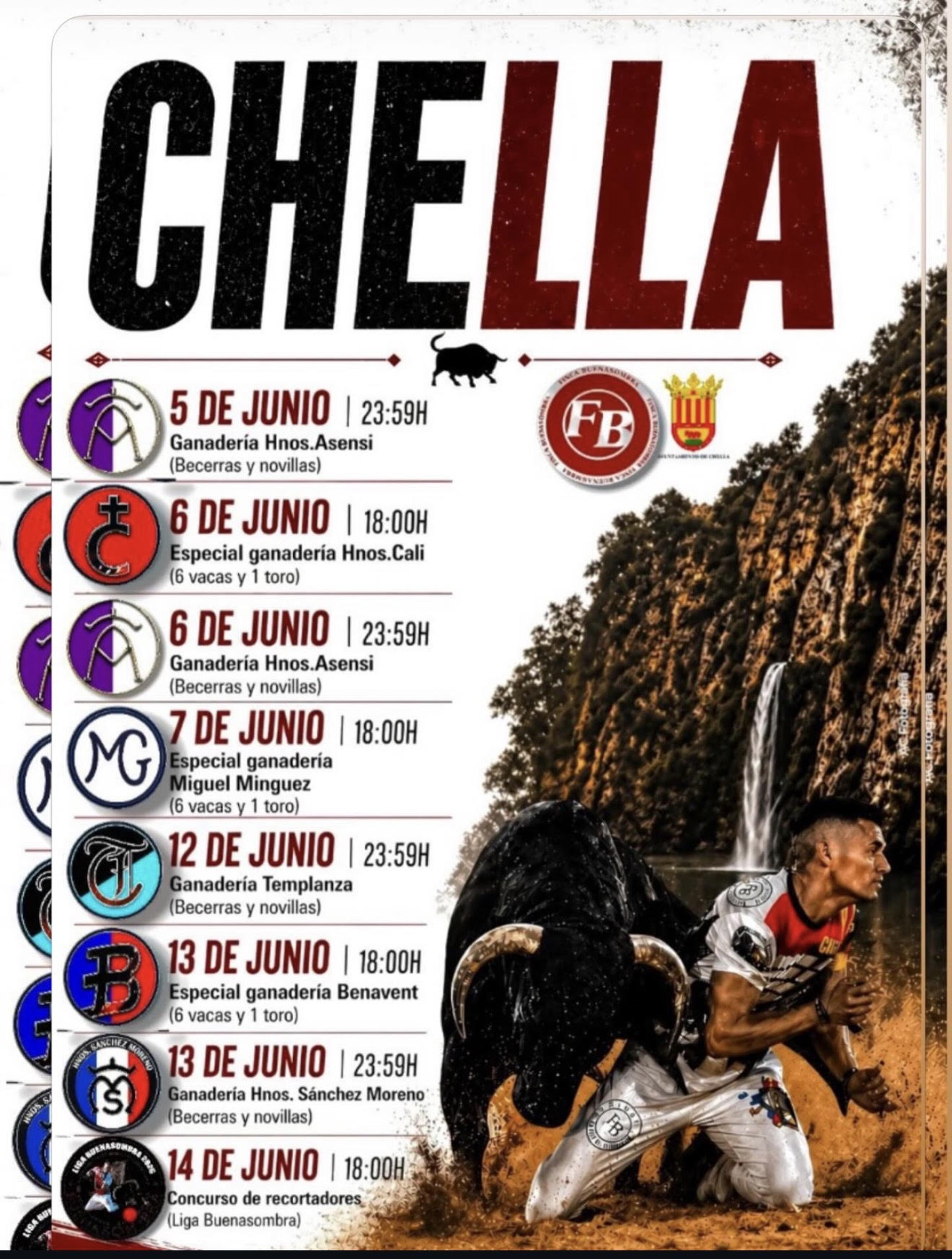 CHELLA DEL 12 AL 14 DE JUNIO 2026