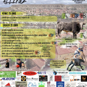 TOROS ALLEPUZ 19 Y 20 DE JUNIO 2026