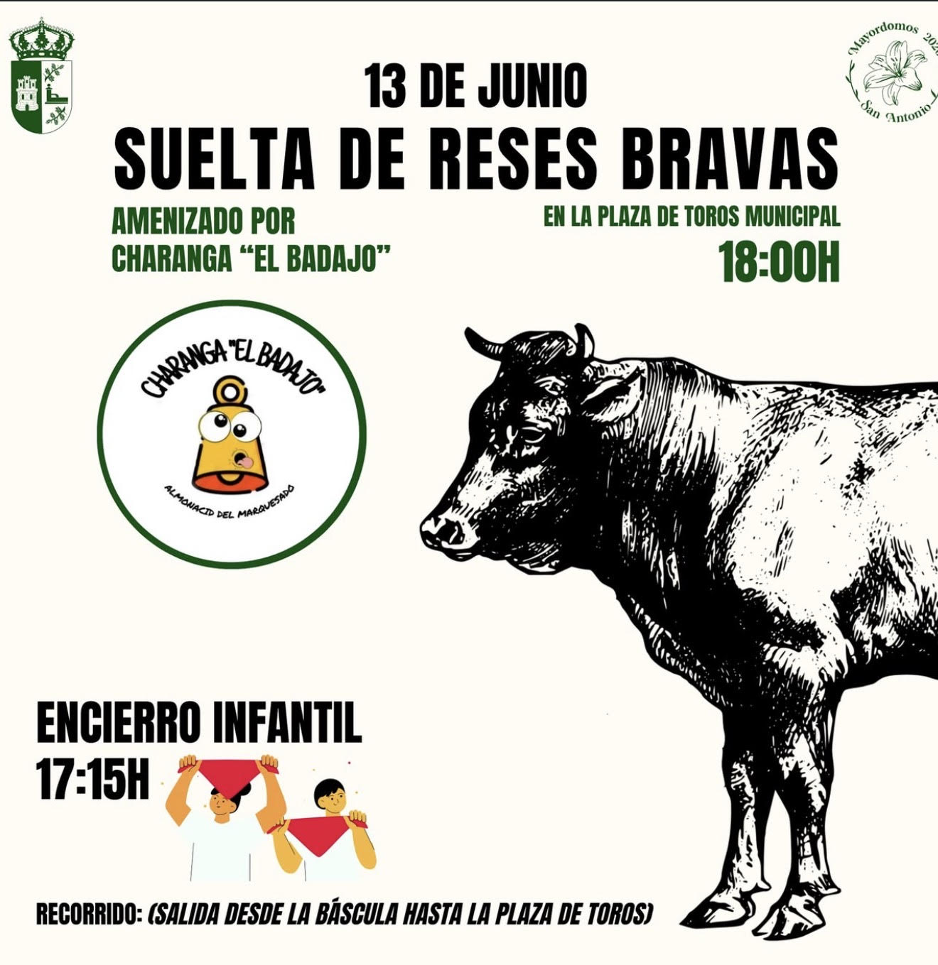 TOROS ALMONACID DEL MARQUESADO 13 DE JUNIO 2026