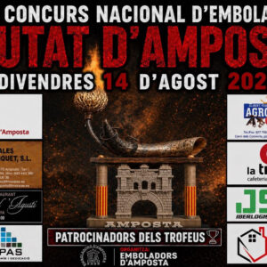 TOROS AMPOSTA 14 DE AGOSTO 2026