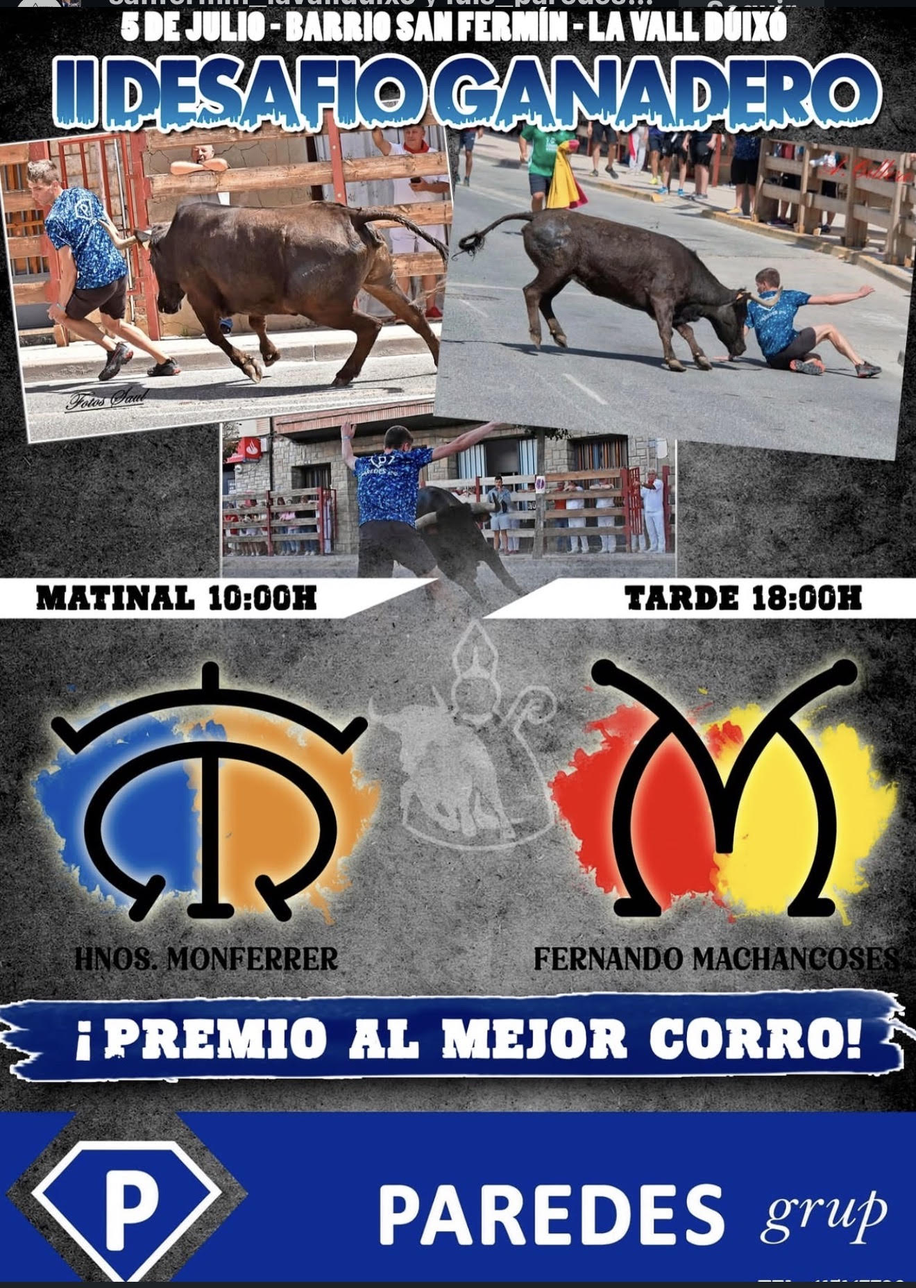 TOROS BARRIO SAN FERNIN 5 JULIO 2026
