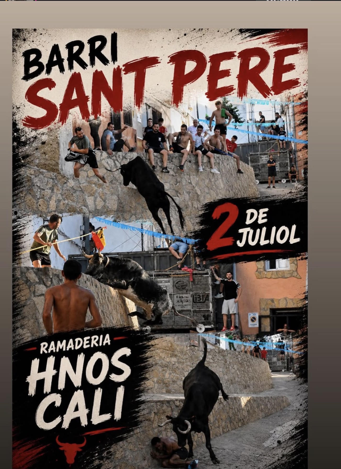 TOROS BARRIO SANT PERE 2 DE JULIO 2026