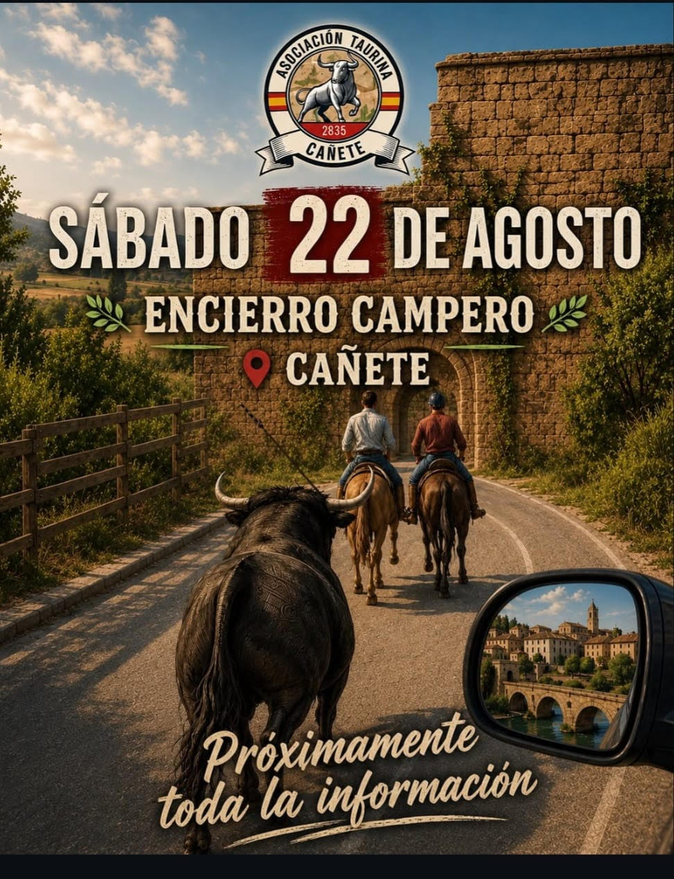 TOROS CAÑETE 22 AGOSTO 2026