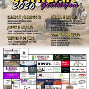 TOROS CAÑIZAR DEL 16 AL 19 DE JULIO 2026