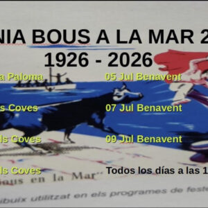 TOROS DENIA DEL 4 AL 9 DE JULIO 2026