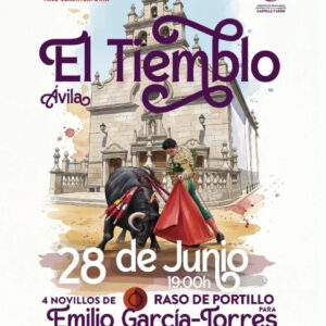 TOROS EL TIEMBLO AVILA 28 JUNIO 2026