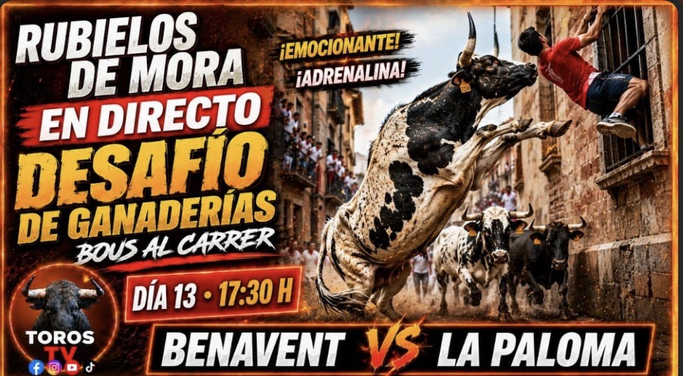 TOROS EN DIRECTO DESDE RUBIELOS DE MORA 14 DE JUNIO 2026