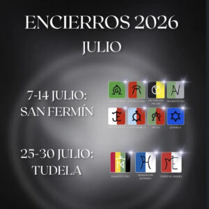 TOROS ENCIERROS JULIO 25 AL 30 TUDELA 2026