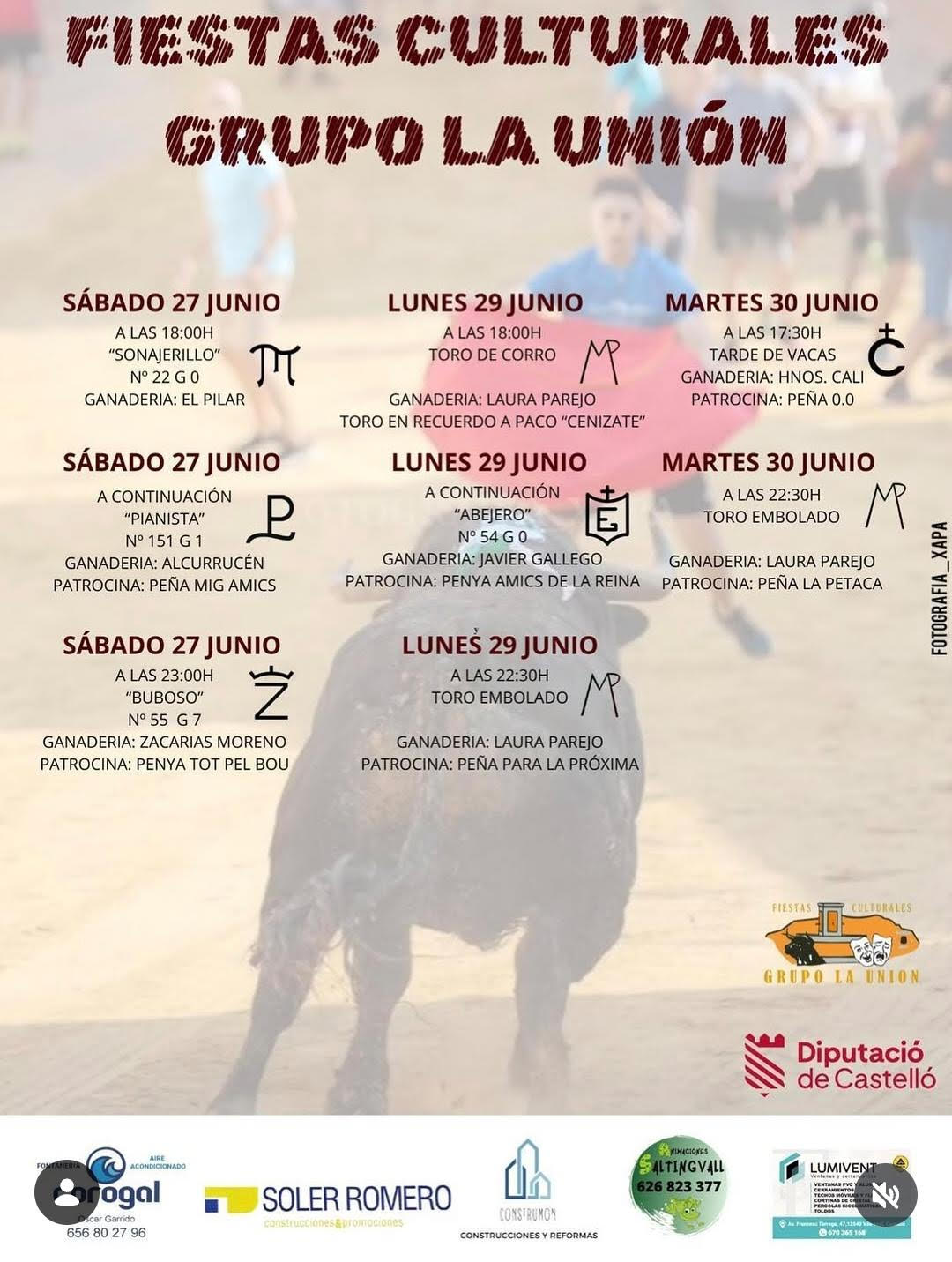 TOROS GRUPO LA UNION 30 JUNIO 2026