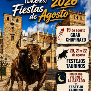TOROS GUADALUPE 20, 21 Y 22 DE AGOSTO 2026.