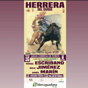 TOROS HERRERA DEL DUQUE 16 AGOSTO 2026.