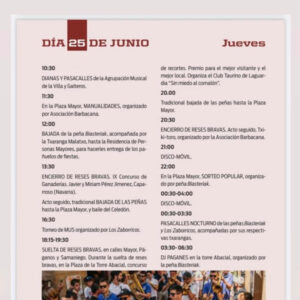 TOROS LAGUARDIA 25 JUNIO 2026