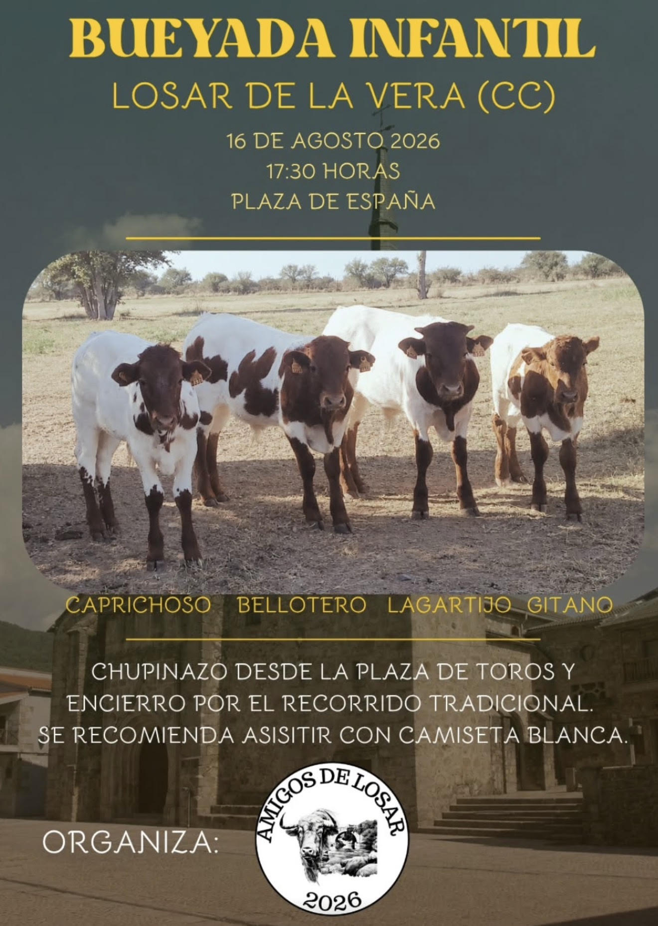TOROS LOSAR DE LA VERA 16 AGOSTO 2026