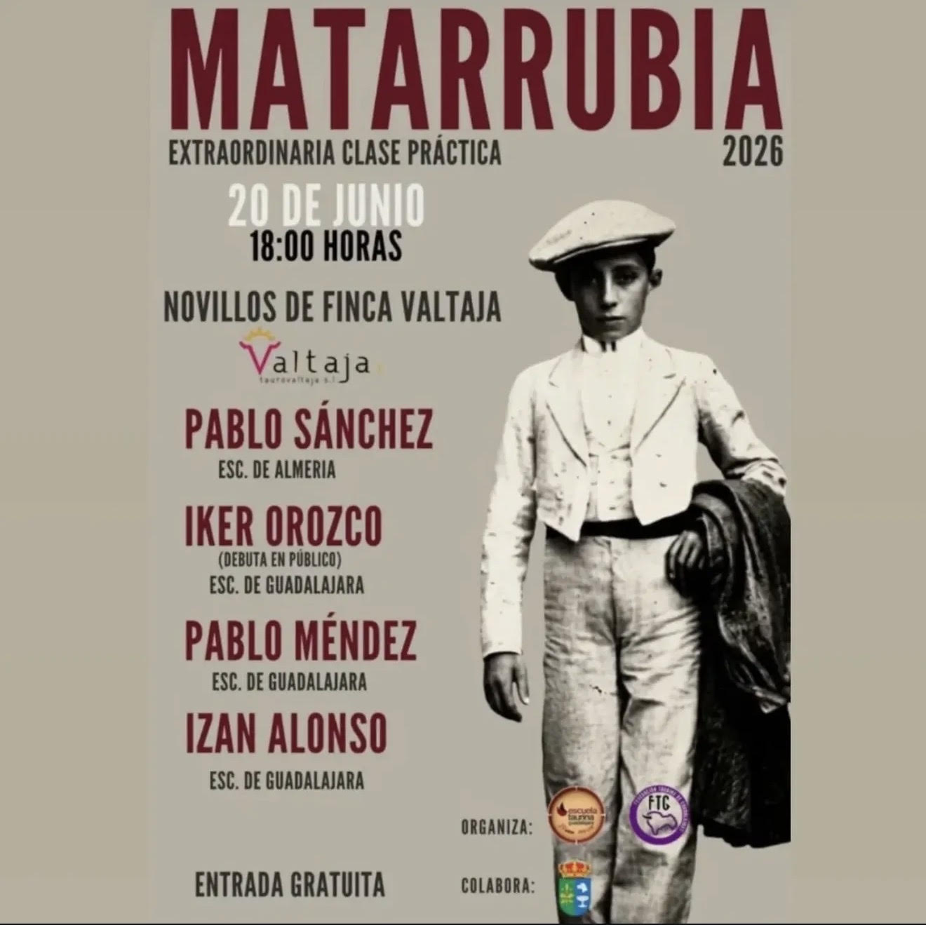 TOROS MATARRUBIA 20 JUNIO 2026
