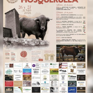 TOROS MOSQUERUELAS 26 Y 27 DE JUNIO 2026